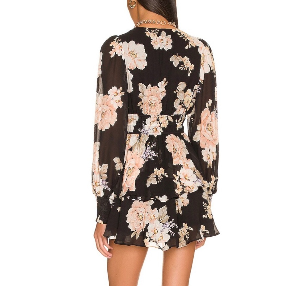 Yolanda dress in blossom black Revolve Yumi Kim size M